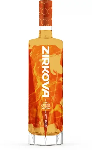 zirkova hot honey vodka bottle